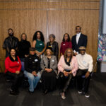 Storytellers from the Voices of History project gather for a group photo.