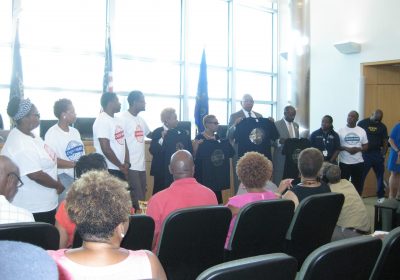 CHESTER MADE ENSEMBLE MEMBERS, CHESTER MAYOR JOHN A. LINDER, AND CHESTER CITY COUNCIL MEMBERS