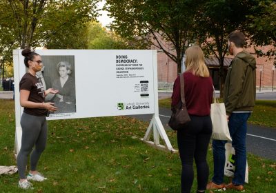 DOING DEMOCRACY, A LUAG OUTDOOR EVENT SUPPORTED BY PHC'S POP-UP GRANTS FOR CULTURAL PRODUCERS PROGRAM. PHOTO BY MATTHEW BLUM.