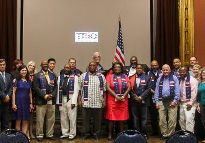 GRADUATES OF THE UNIVERSITY PENNSYLVANIA VETERANS UPWARD BOUND PROGRAM.