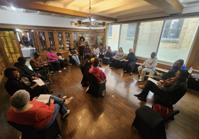 At the first of two story circles in Erie, residents share tales of their family histories, including migration, neighborhoods, businesses and how Black people contributed to historical preservation and expanding the arts in Erie.