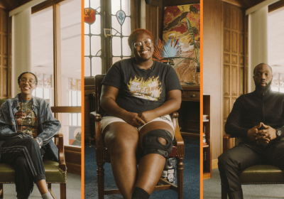 a collage shows the three people whose stories are featured in the post: from left, Glynis M. Johns, Mmachi O. Dimoriaku and Nyriq Johnson.