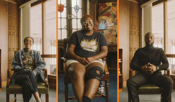 a collage shows the three people whose stories are featured in the post: from left, Glynis M. Johns, Mmachi O. Dimoriaku and Nyriq Johnson.