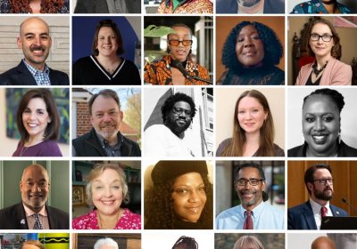 a collage of portraits of the first 25 people selected as Window Keepers