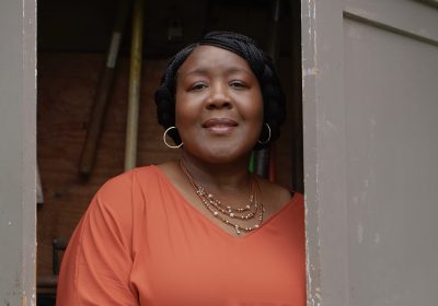 Trapeta B. Mayson was drawn to the PA Kindness Poem Project because it aligned with her work as an artist and involved the community. Photo by Ed Cunnicelli.